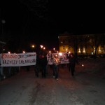 Białystok: Manifestacja solidarności z Serbią