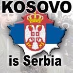 Manifestacja poparcia dla serbskiego Kosowa w Szczecinie