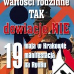 Nasz Kraj – Nasze Zasady. Manifestacja NOP w Krakowie