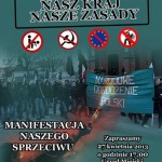 Antysystemowa manifestacja „Nasz kraj – nasze zasady” w Białymstoku