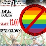Kraków: Manifestacja w obronie tradycyjnej rodziny